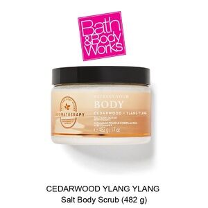 Bath & Body Works Aromatherapy Salt Body Scrub 17 oz With Vitamin E